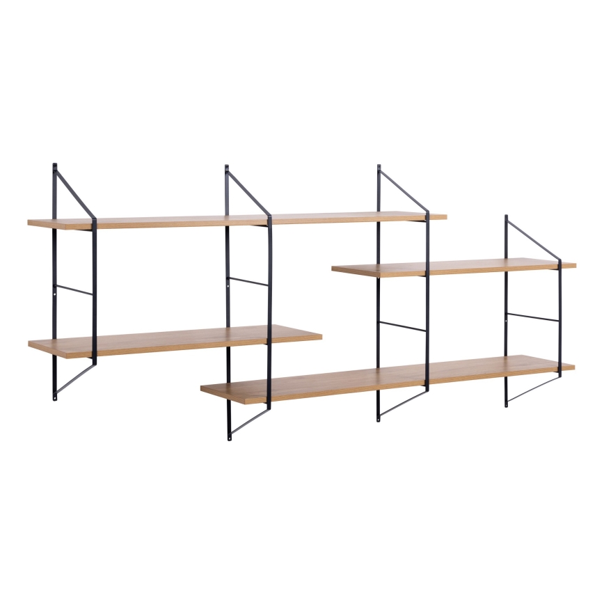 Zidna polica TOCO 191x79 cm hrast