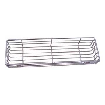 Zidna polica za tuš 12x40 cm sjajni krom