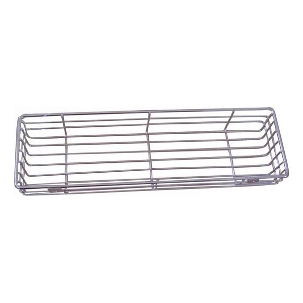Zidna polica za tuš 12x40 cm sjajni krom