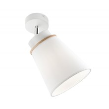 Zidna reflektorska svjetiljka AGUSTINO 1xE27/60W/230V bijela/bukva