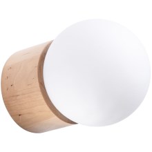 Zidna reflektorska svjetiljka BOOMO 1xG9/8W/230V bukva