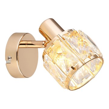 Zidna reflektorska svjetiljka DUBAI 1xE14/40W/230V rose gold