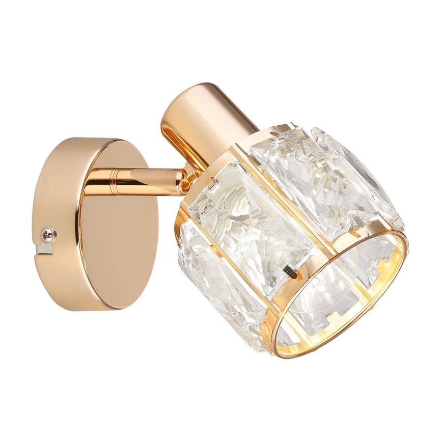 Zidna reflektorska svjetiljka DUBAI 1xE14/40W/230V rose gold