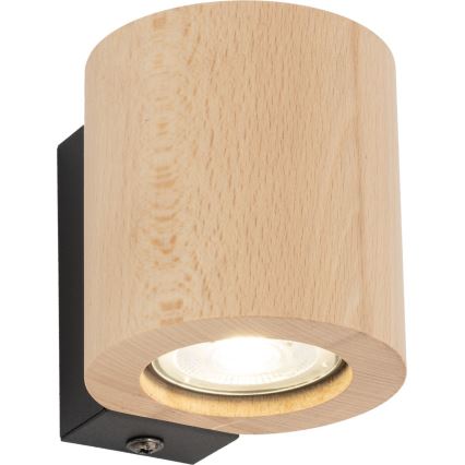 Zidna reflektorska svjetiljka EVE 1xGU10/10W/230V bukva
