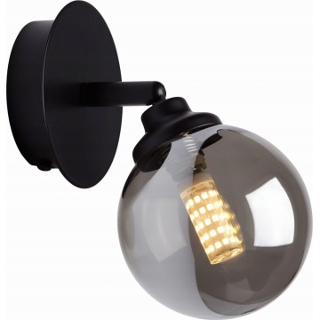 Zidna reflektorska svjetiljka IMAGINE 1xG9/40W/230V crna/dimna