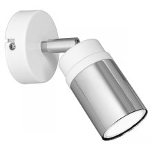Zidna reflektorska svjetiljka NEST 1xGU10/8W/230V bijela/krom