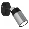 Zidna reflektorska svjetiljka NEST 1xGU10/8W/230V crna/krom