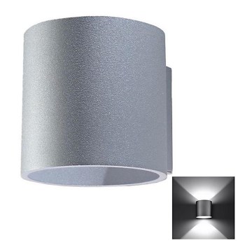 Zidna reflektorska svjetiljka ORBIS 1 1xG9/40W/230V siva