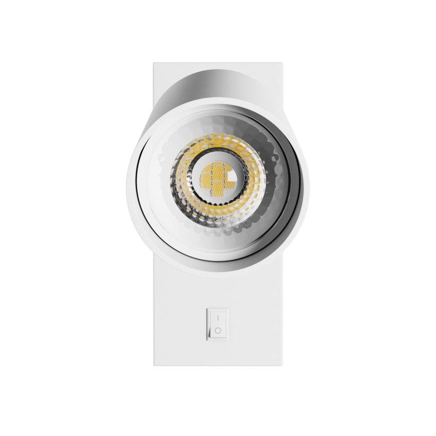 Zidna reflektorska svjetiljka SQUALLA VARIOSA 1xGU10/10W/230V bijela