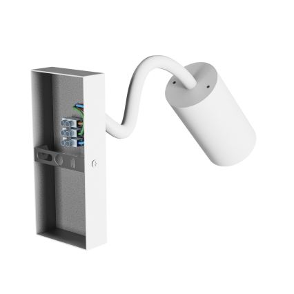 Zidna reflektorska svjetiljka SQUALLA VARIOSA 1xGU10/10W/230V bijela