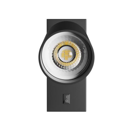Zidna reflektorska svjetiljka SQUALLA VARIOSA 1xGU10/10W/230V crna