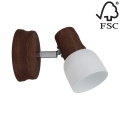Zidna reflektorska svjetiljka SVANTJE 1xE14/40W/230V – FSC certificirano
