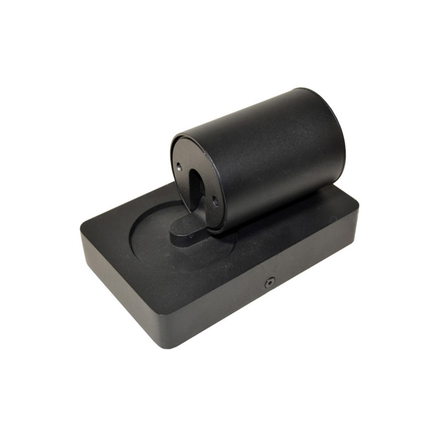 Zidna reflektorska svjetiljka TAFT 1xGU10/30W/230V USB crna