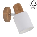 Zidna reflektorska svjetiljka TRENDY 1xE27/15W/230V bor – FSC certificirano