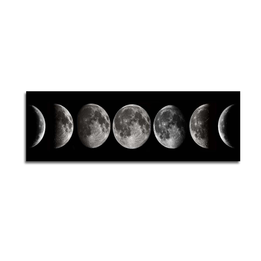 Zidna slika na platnu 50x120 cm mjesečeve mijene