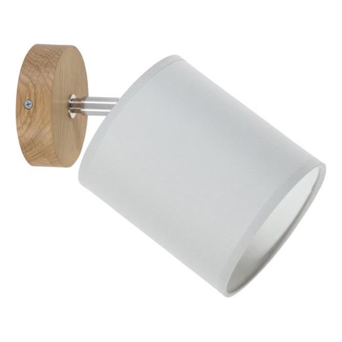 Zidna spot svjetiljka APRILLIA 1xE27/25W/230V sivi hrast