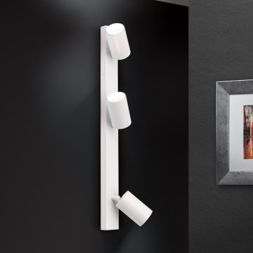 Zidna spot svjetiljka SEAN 3xGU10/13W/230V bijela