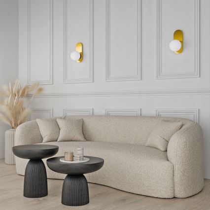 Zidna svjetiljka 1xE27/40W/230V zlatna/bijela