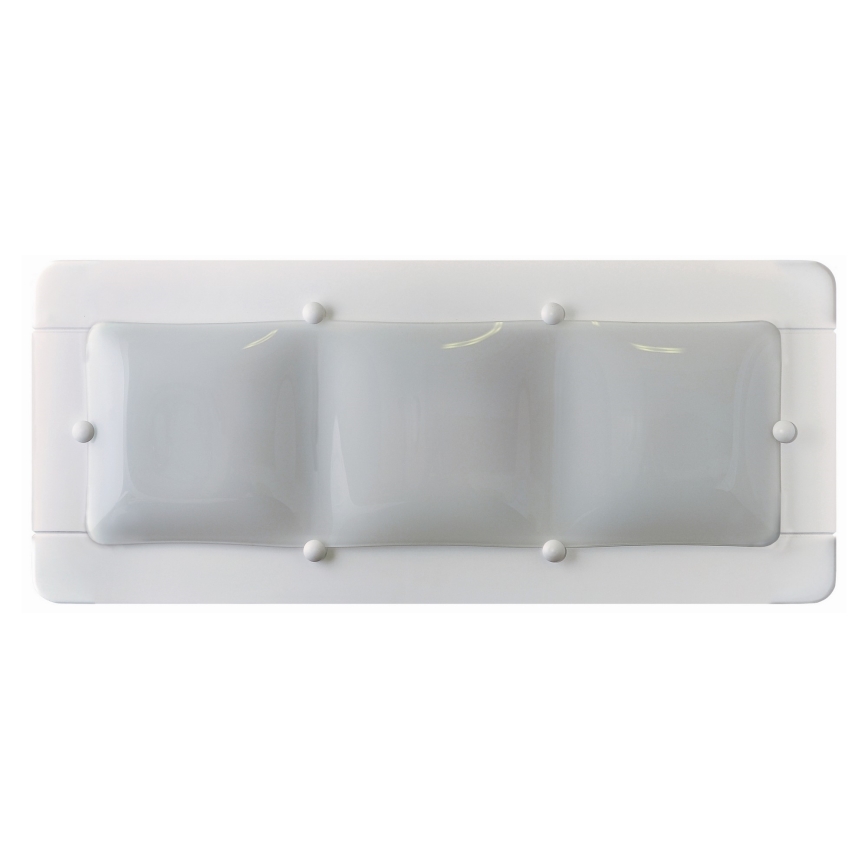 Zidna svjetiljka 3xE27/20W/230V bijela/bukva