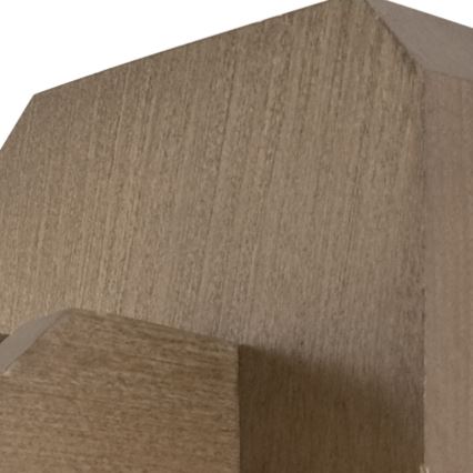 Zidna svjetiljka ADRIANO 1xE27/60W/230V bukva - FSC certificirano