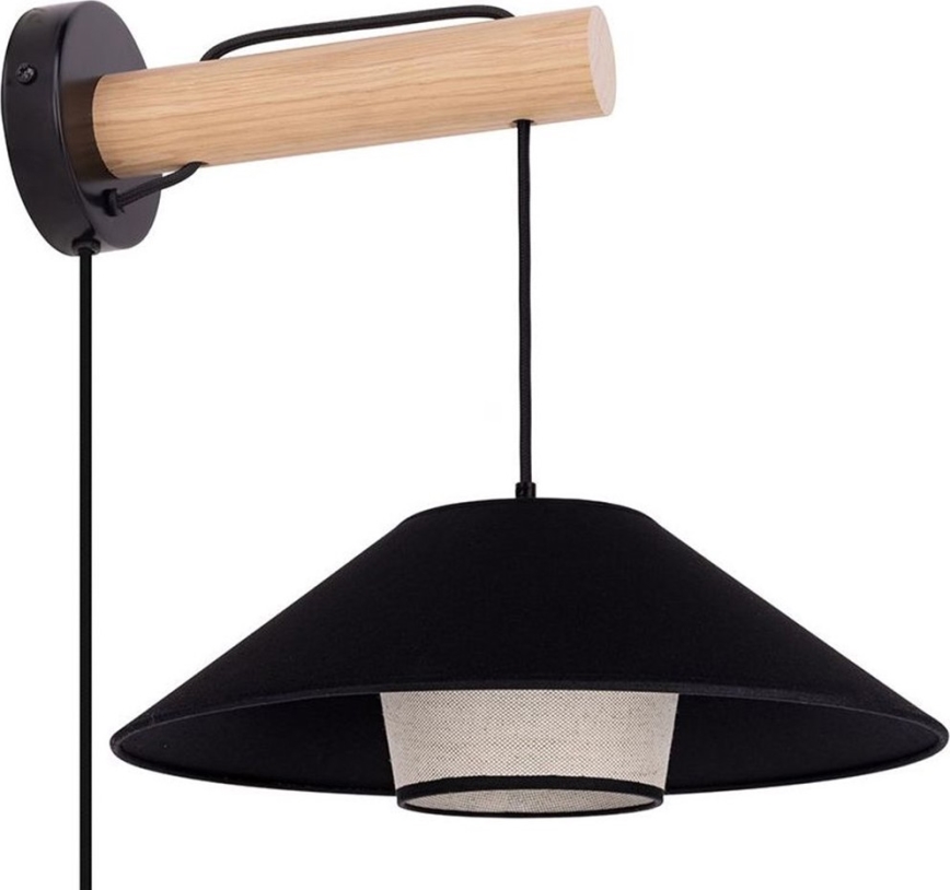 Zidna svjetiljka AMIGO 1xE27/25W/230V hrast