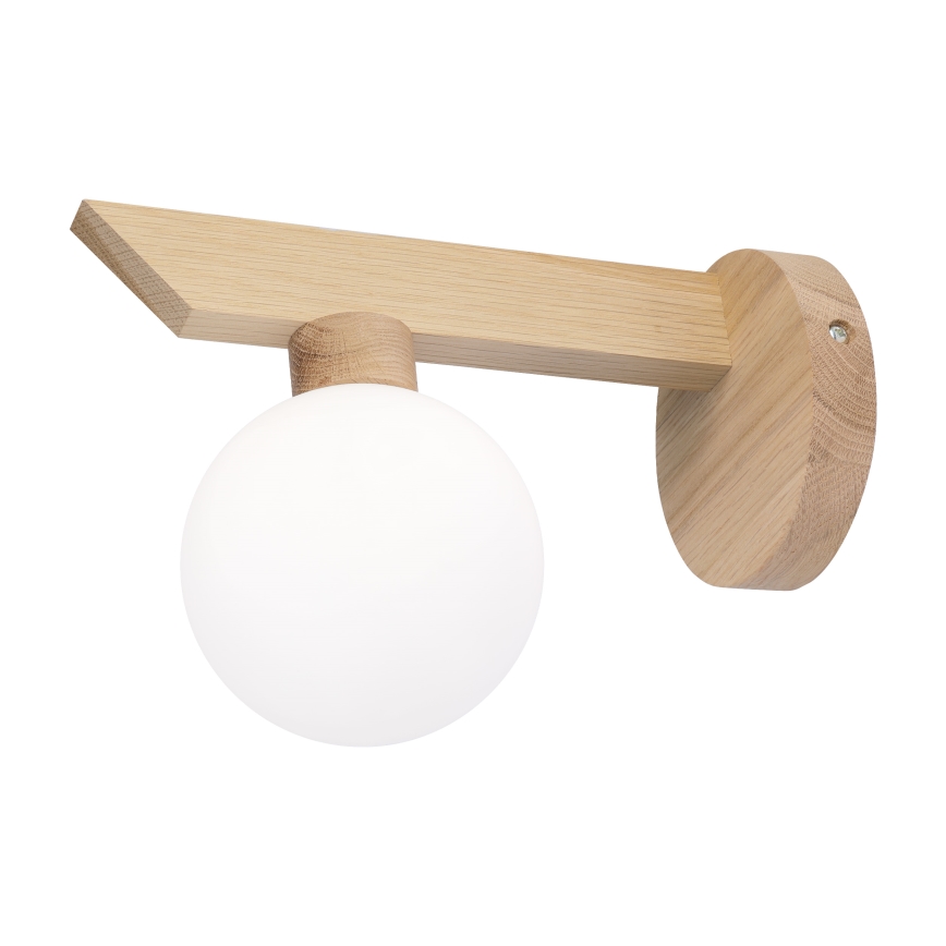 Zidna svjetiljka ANTONIO 1xG9/5W/230V hrast/bijela