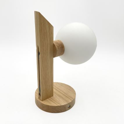 Zidna svjetiljka ANTONIO 1xG9/5W/230V hrast/bijela