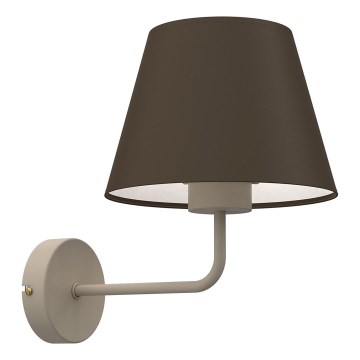 Zidna svjetiljka ARDEN 1xE27/15W/230V bež/smeđa