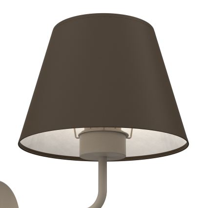 Zidna svjetiljka ARDEN 1xE27/15W/230V bež/smeđa