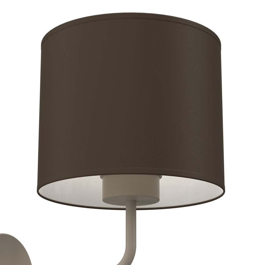 Zidna svjetiljka ARDEN 1xE27/15W/230V bež/smeđa