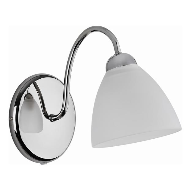 Zidna svjetiljka ARIEL 1xE27/15W/230V sjajni krom