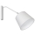 Zidna svjetiljka ASTA 1xE27/60W/230V siva