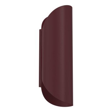 Zidna svjetiljka BARBOS 2xG9/8W/230V burgundska