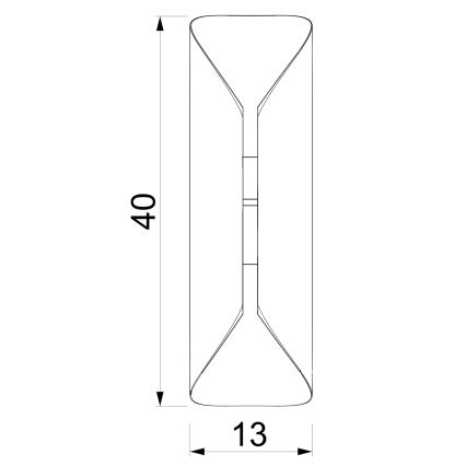 Zidna svjetiljka BARBOS 2xG9/8W/230V smeđa