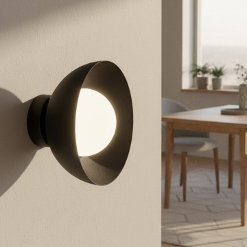 Zidna svjetiljka BIBI 1xG9/8W/230V crna