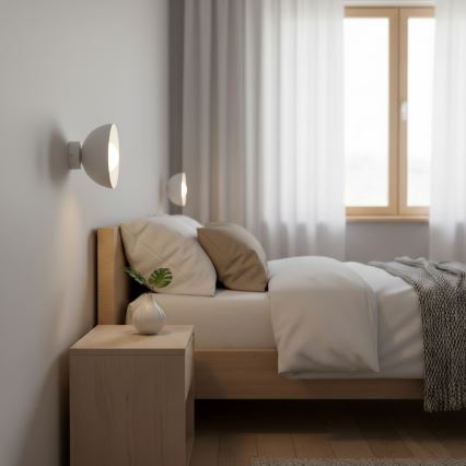 Zidna svjetiljka BIBI 1xG9/8W/230V siva