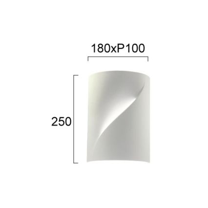 Zidna svjetiljka BLANC 2xE14/10W/230V bijela