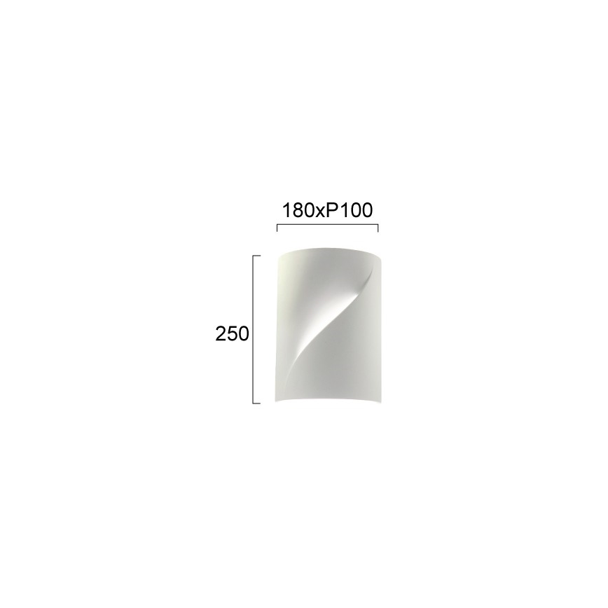 Zidna svjetiljka BLANC 2xE14/10W/230V bijela