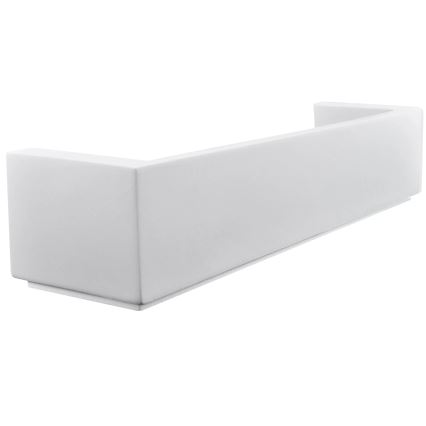 Zidna svjetiljka BRICK 2xE14/12W/230V gips/bijela