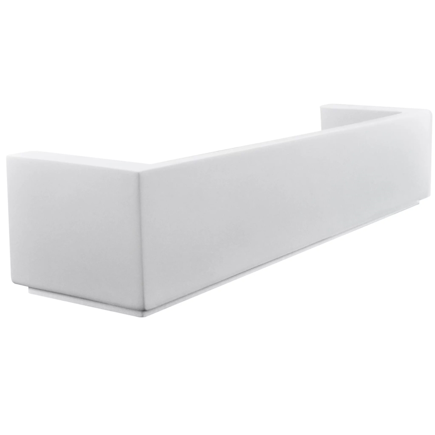 Zidna svjetiljka BRICK 2xE14/12W/230V gips/bijela