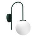 Zidna svjetiljka CAMBRIDGE 1xE14/15W/230V zelena