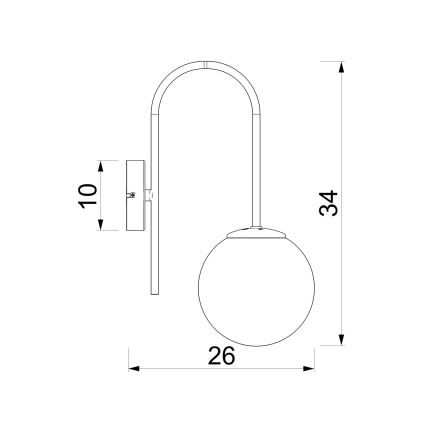 Zidna svjetiljka CAMBRIDGE 1xE14/15W/230V zelena