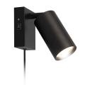 Zidna svjetiljka CELE 1xGU10/30W/230V crna