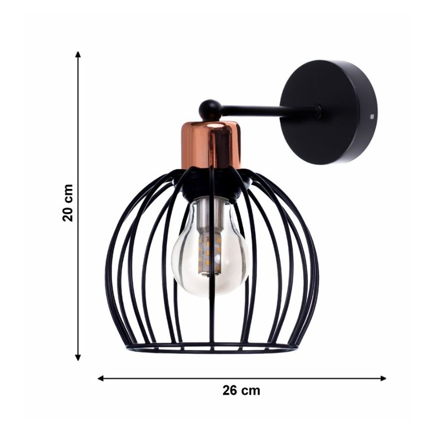 Zidna svjetiljka CELTA 1xE27/40W/230V