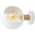 Zidna svjetiljka CYKLOP 1xE27/60W/230V bijela