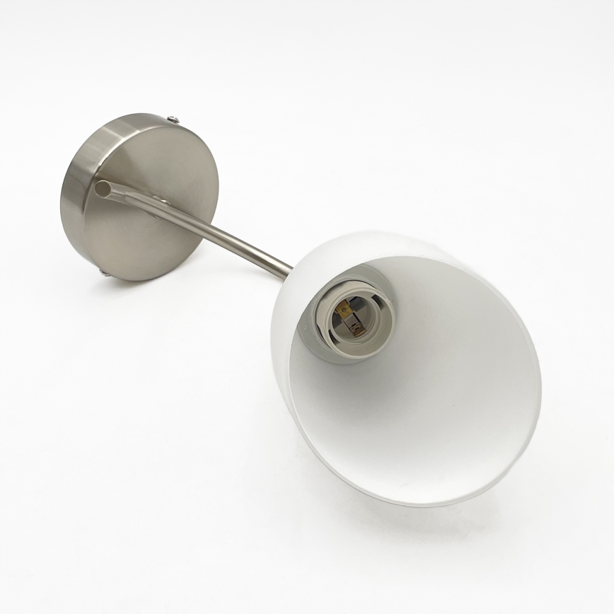 Zidna svjetiljka DONNA 1xE27/60W/230V nikal