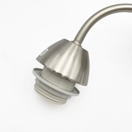 Zidna svjetiljka DONNA 1xE27/60W/230V nikal