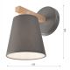 Zidna svjetiljka ELLIE 1xE27/60W/230V bukva - FSC certificirano