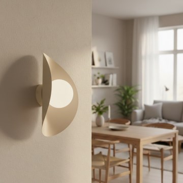 Zidna svjetiljka FIERO 1xG9/8W/230V bež