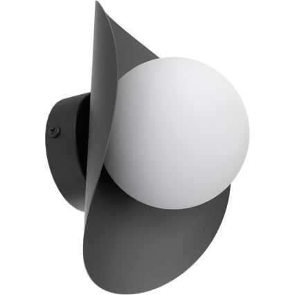 Zidna svjetiljka FIERO 1xG9/8W/230V crna